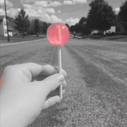 pink colorsplash interesting lollipop road
